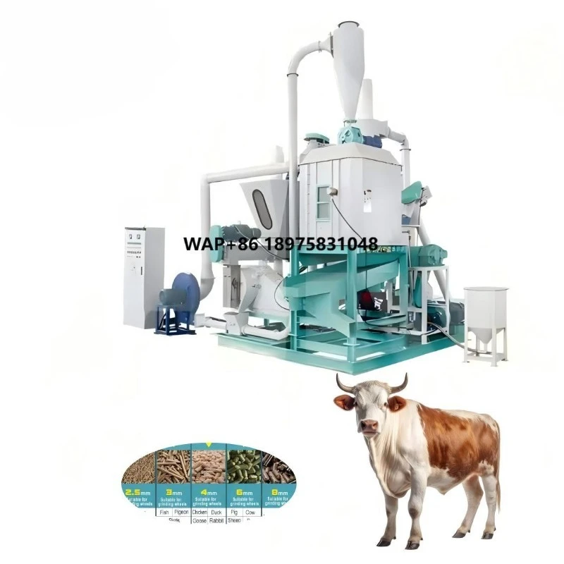 New High Productivity Complete Chicken Poultry Feed Line Farm Equipment with 1 Ton/Hour Capacity for Poultry Feeder