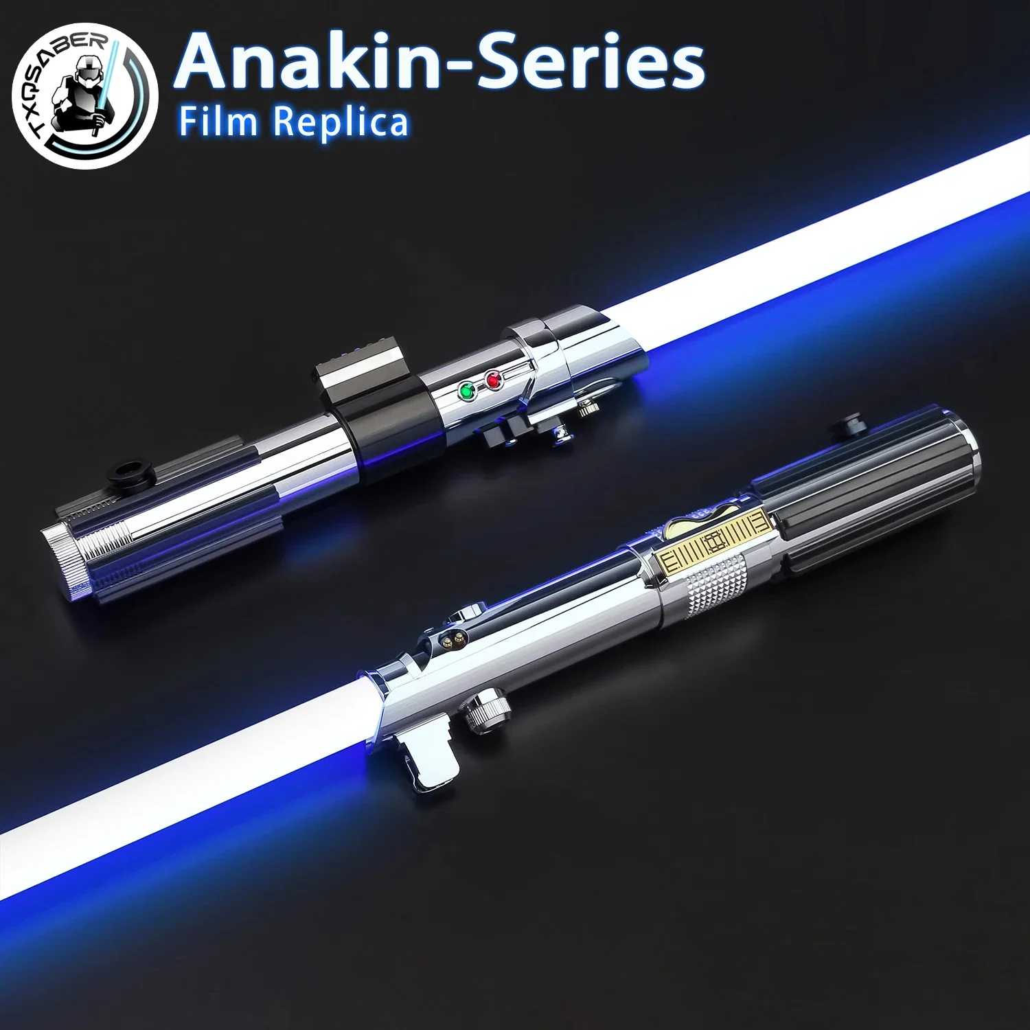 TXQSABER Anakin EP2 EP3 Lightsaber SNV4 Proffie2.2 Heavy Dueling High Quality Metal HiltSmooth Swing Laser Cospaly Toy FOC Force