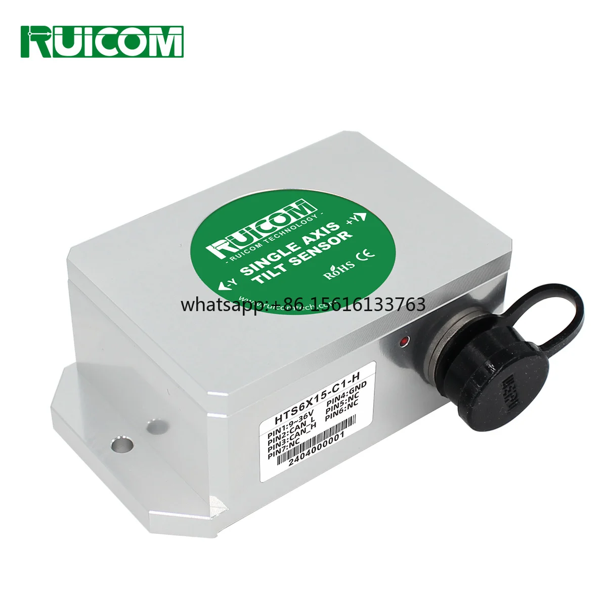 

HTS6 High-Precision Dual-Axis Inclinometer Sensor with CAN 2.0 Output, Temperature Compensation, Bridge Tilt Monitoring System
