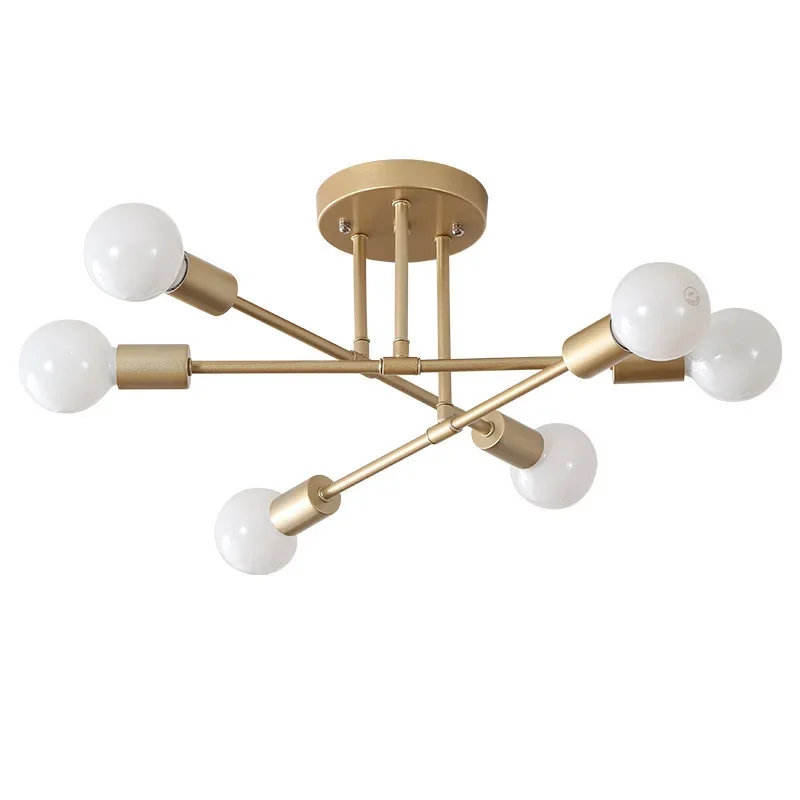 

Nordic Minimalist Pendant Light Ceiling Lamp LED Chandelier Suitable for Bedrooms Living Rooms Black Gold Lighting Decoration
