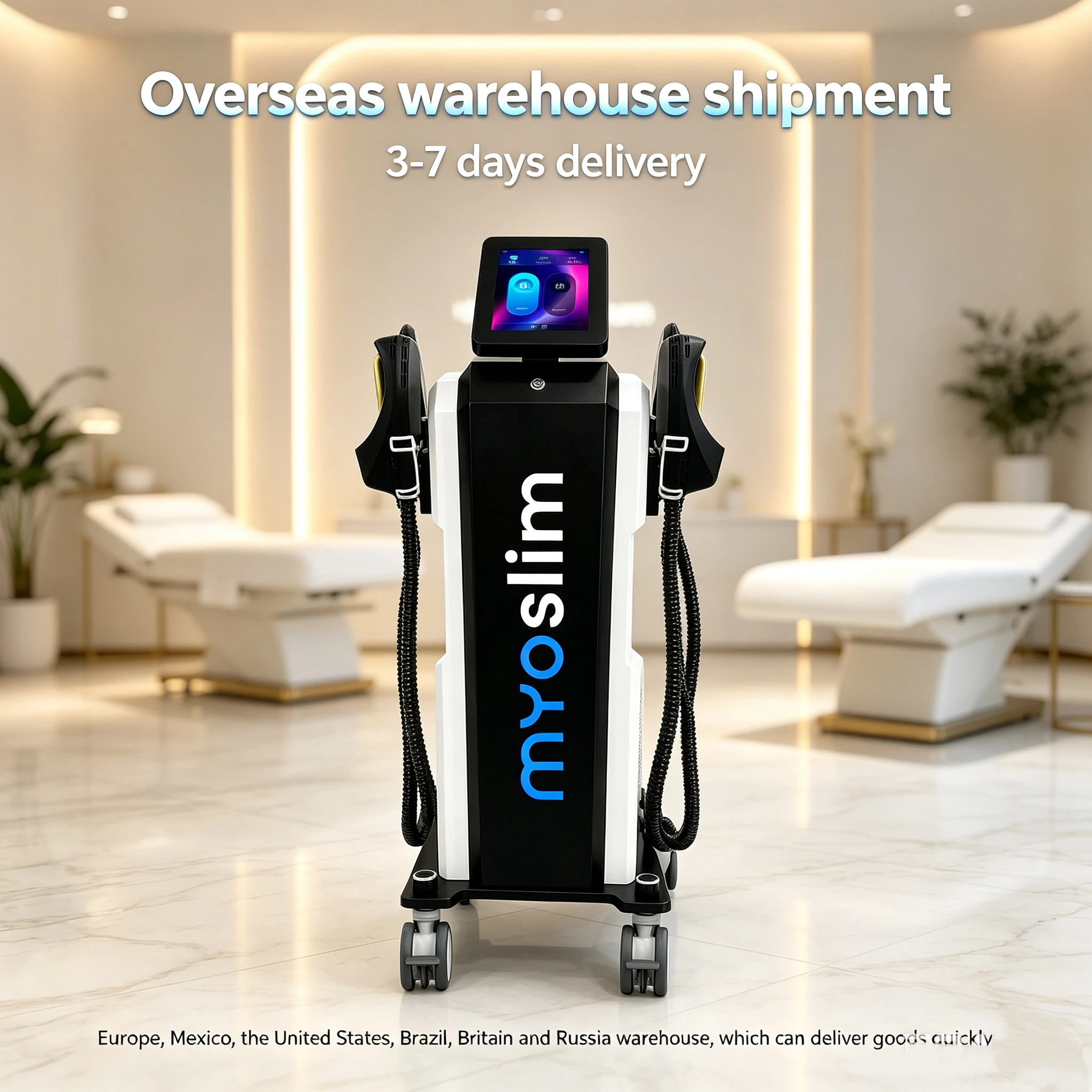 EMSzero 15 Tesla 6500W RF EMS Body Sculpting Machine, Portable Electromagnetic Muscle Stimulator for Body Shaping & Weight Loss