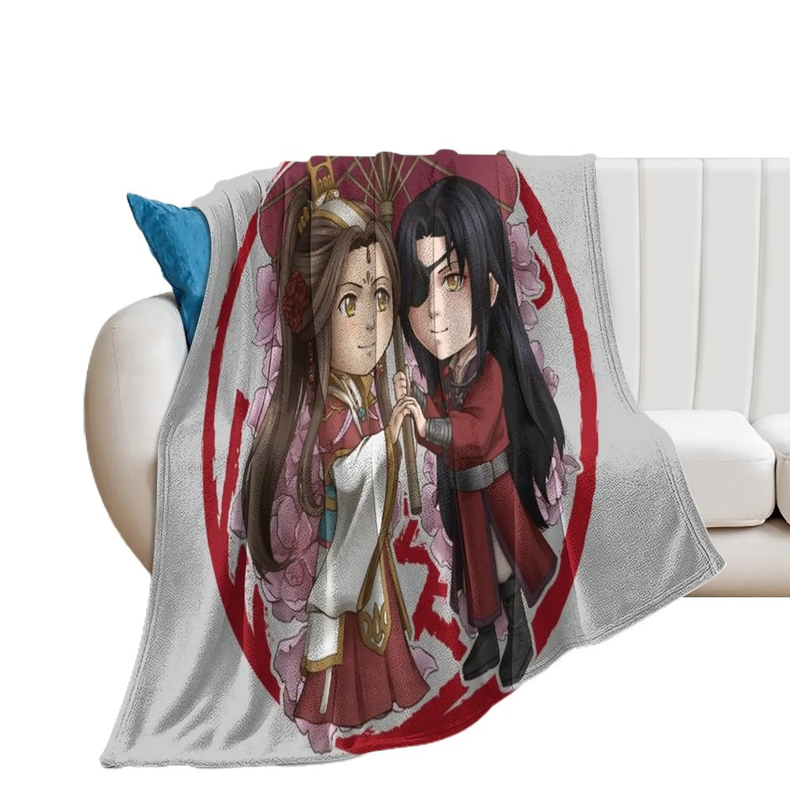 Xie Lian and Hua Cheng (TGCF) Throw Blanket warm winter Winter beds Loose For Decorative Sofa Blankets