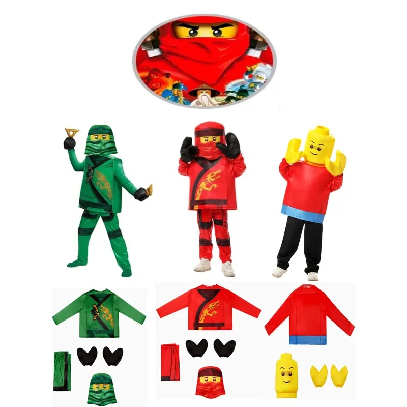

Phantom Ninja Anime Costume Boys and Girls Ninja Costumes Halloween Children's Costume Performance Costume Costumes for Children