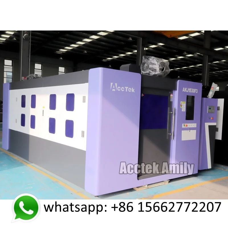 

Full Closed Protection Cnc Metal Laser Cutting Machine for Stainless Steel Carbon Steel Aluminum Laser Metal Cutting Machine