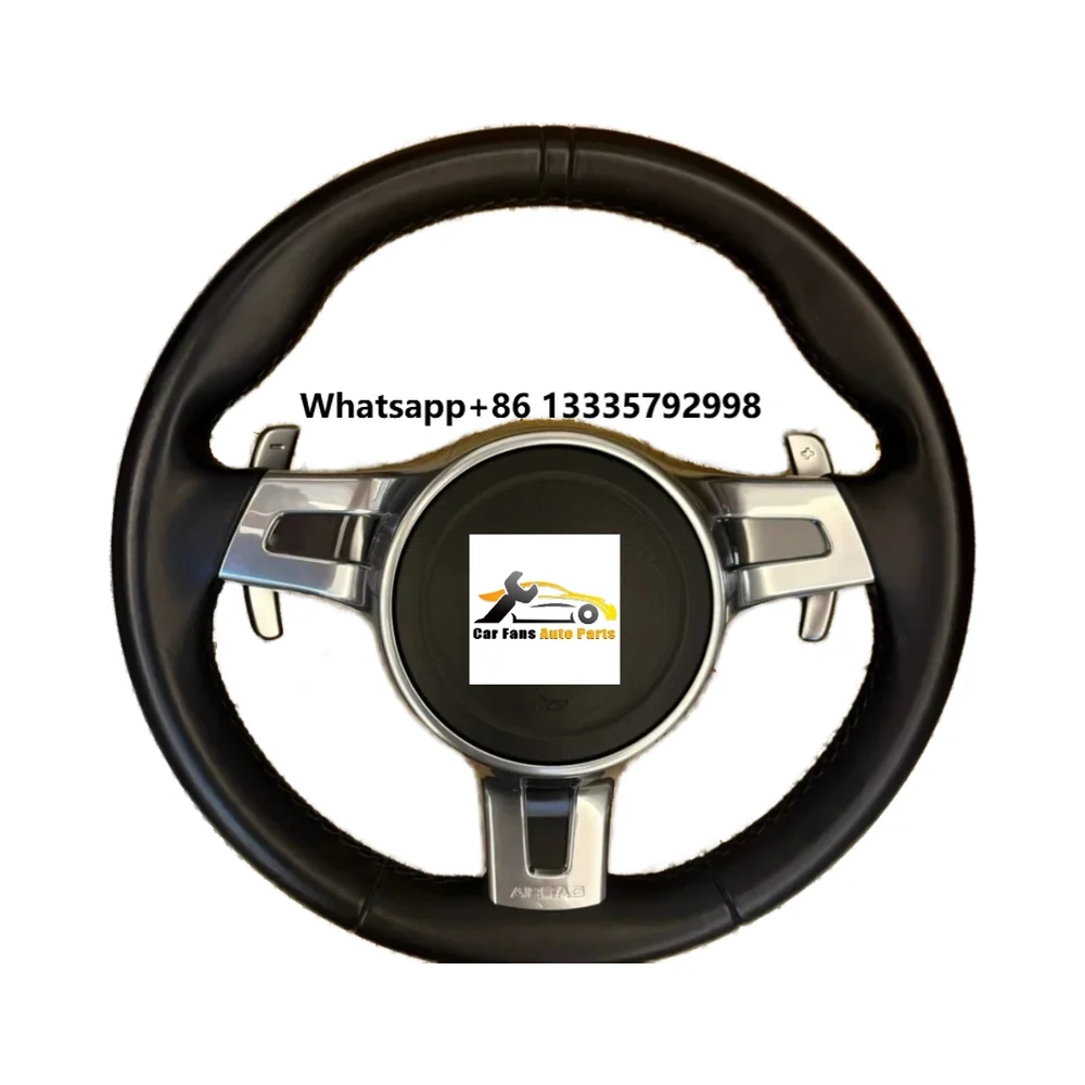 

High Quality for Porsche GT Sport Leather Steering Wheel Assembly Luxury Carbon Upgrade with Horn Button Perfect Fit
