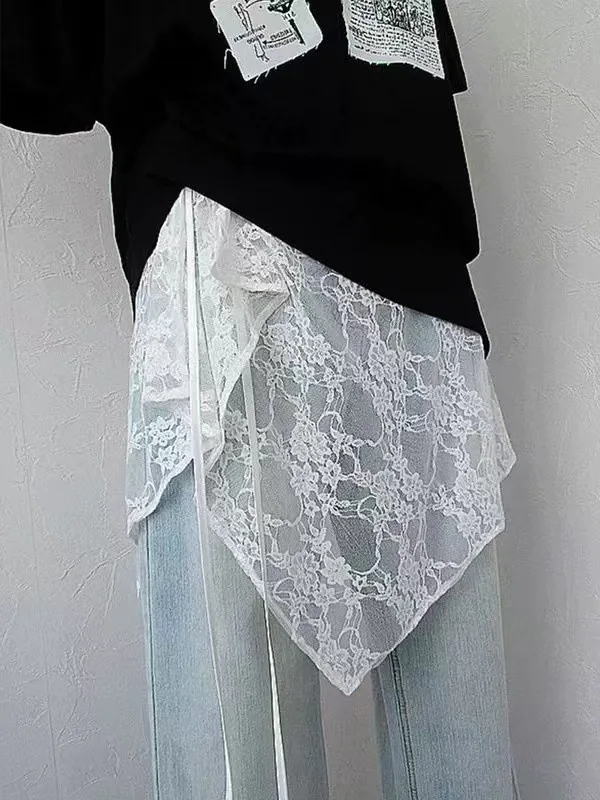 

Женская многослойная юбка-карандаш с завышенной талией, А-силуэт, из тканого волокна, для повседневной носки