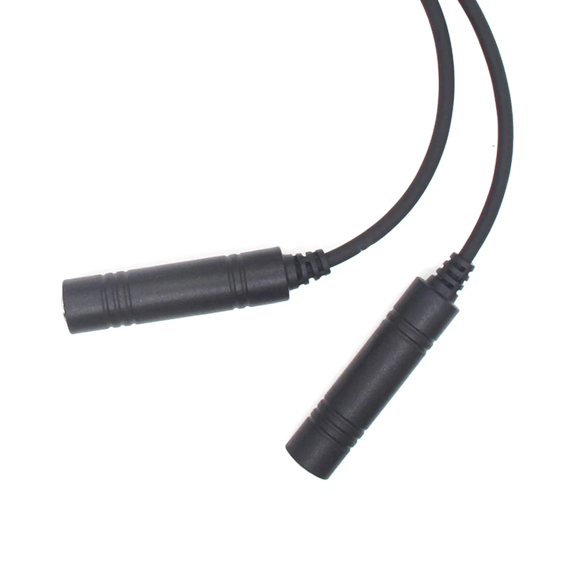 เฮลิคอปเตอร์การบินวิทยุชุดหูฟังสาย 2-PIN K พอร์ต Walkie Talkie ชุดหูฟัง