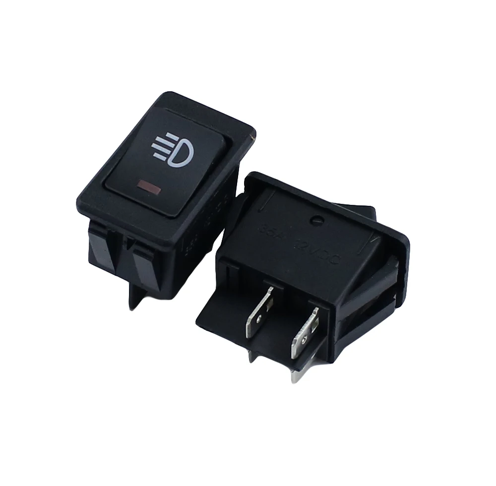 LED Indicator Rocker Switch, 4 Pins, On, Off Rocker, Toggle Switch, Driving Fog Lamp, Work Light Bar for Truck