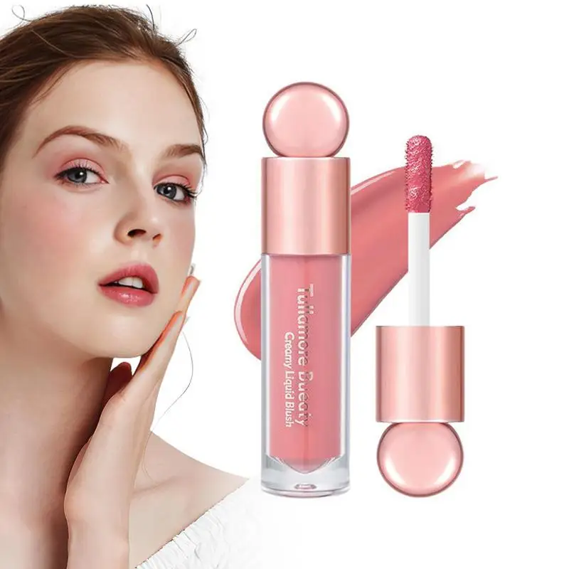 Waterproof Liquid Cheek Blush Facial Nourishing Blush Gel Cream Multi-purpose Eyes&lips Makeup Blush Stick Cosmetics