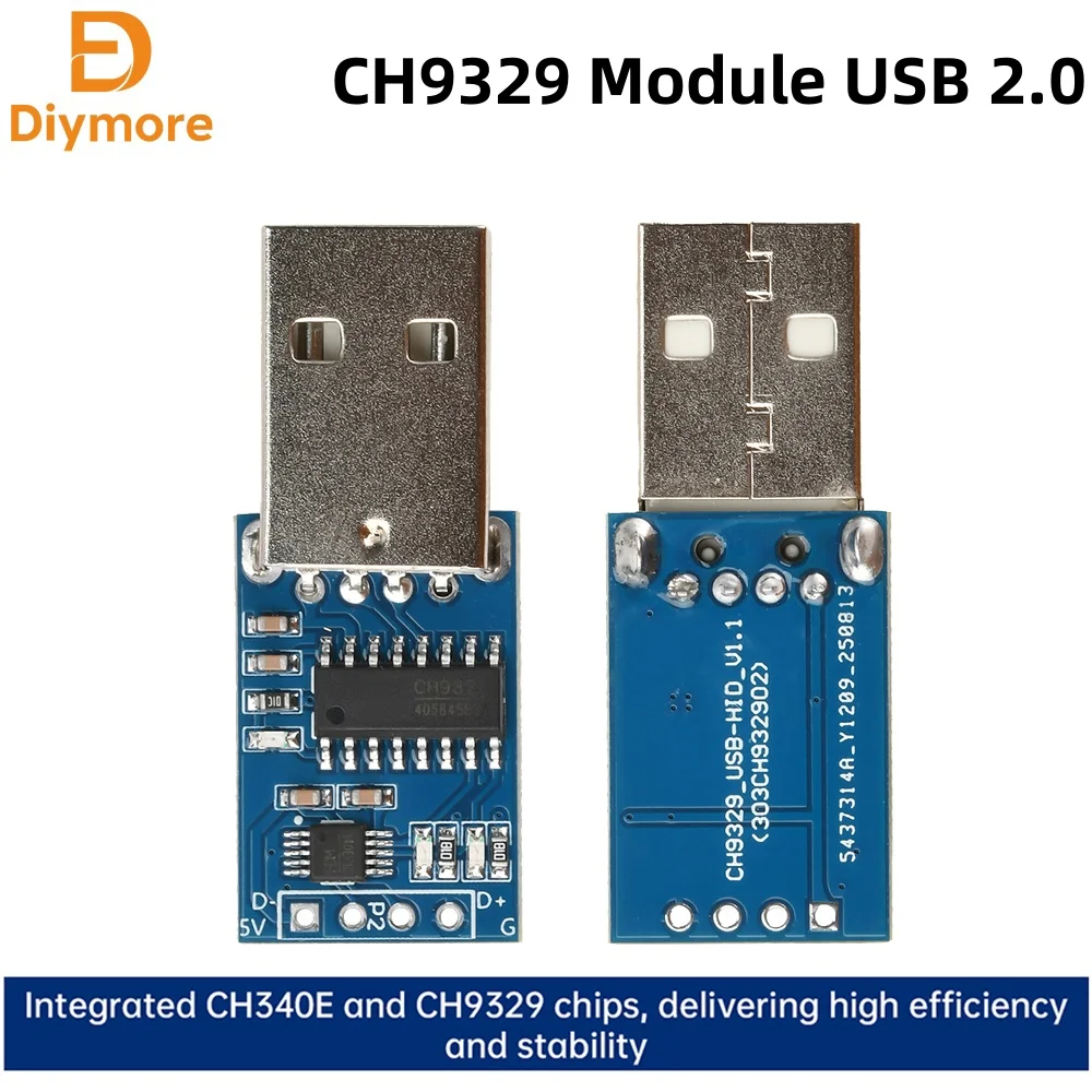 CH340E CH9329 Modul USB 2.0 zu Standard USB-HID Tastatur und Modul Gerätemodul USB 5V Schnittstelle