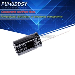 10 PZ Higt qualità 400V10UF 10*17mm 10UF 400V 10*17 condensatore Elettrolitico