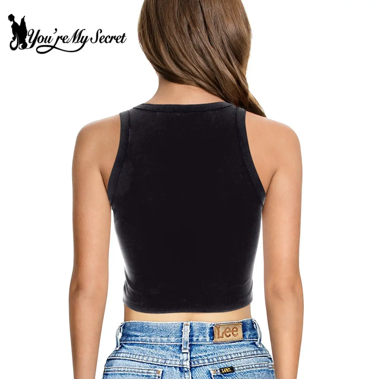 [You're My Secret] Irish Festival Fashion Printing Tank Top Women Holiday Party Tops Female Streetwear Sleevelesscrop Vest Tops