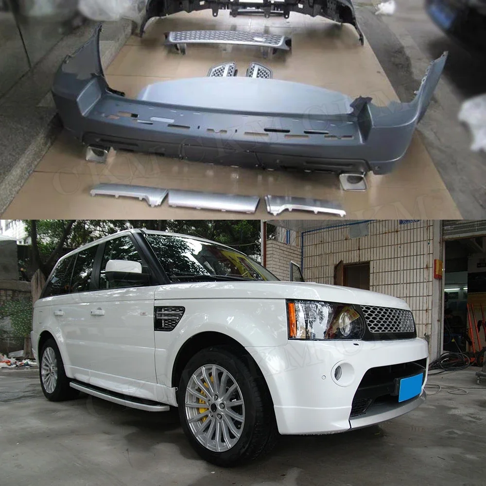 

OLAVGDN PP Body Kits Front Bumper Grills Rear Bumper For Land Rover Range Rover Sport 2012 Car Styling