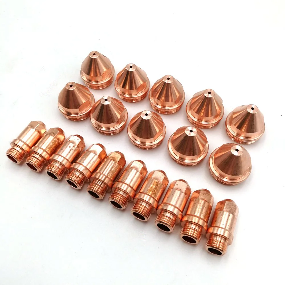 YGX-100 YK-100 YGX100A Plasma Cutting Torch Consumables Electrode YGX100102 30PCS And Nozzle YGX100103 30PCS