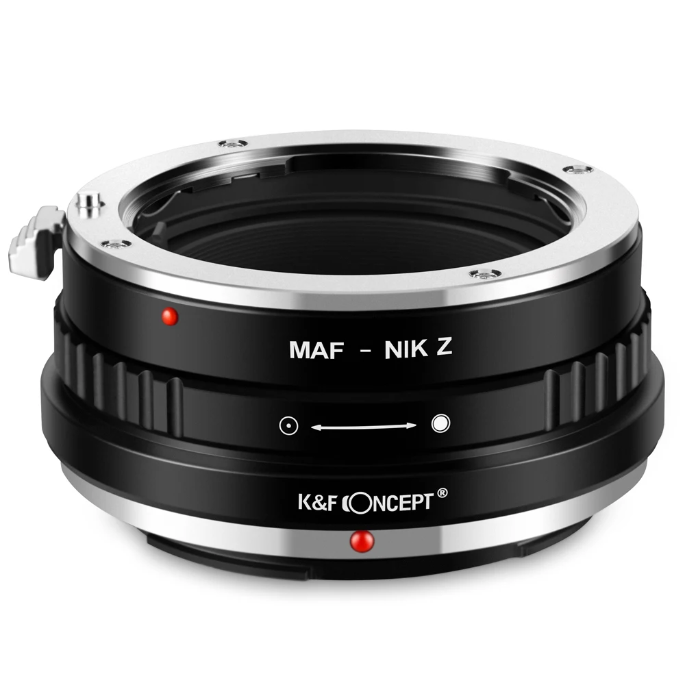 

K&F Concept Camera Adapter Ring for Minolta MA AF Mount Lens to Nikon Z6 Z7 Cameras Body Lenses Mount MAF-NIK Z