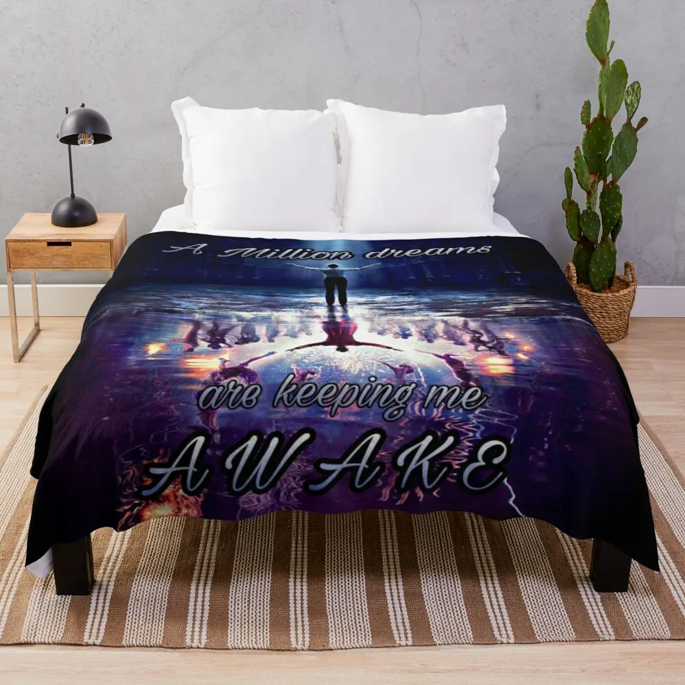 The greatest showman Throw Blanket flannels Nap blanket multi-purpose