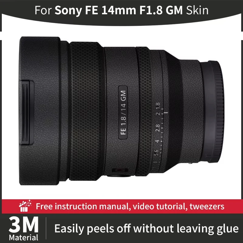 

For Sony FE 14mm F1.8 GM Camera Lens Skin Sony 14mm f 1 8 gm Skin Anti-scratch Camera Lens Sticker protective film