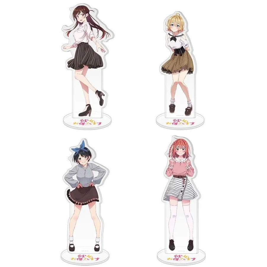 Anime Nanami Mami Sakurasawa Sumi Mizuhara Chizuru Sarashina Ruka Figure Doll Game Acrylic Stand Model Cosplay Toy for Gift