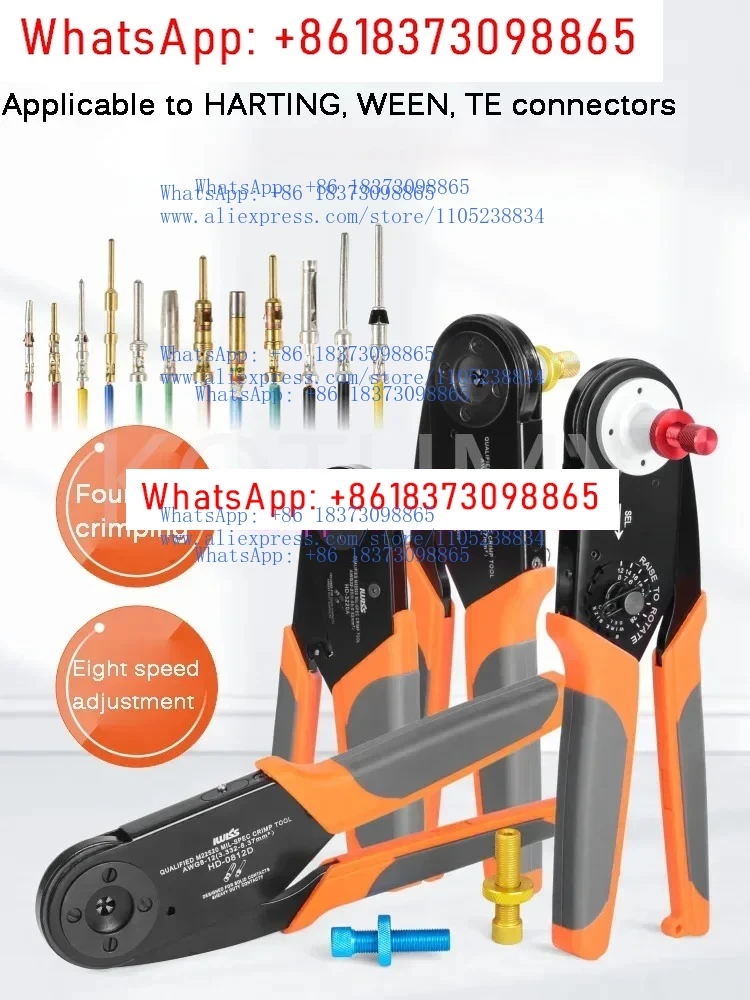 1PCS Aviation Terminal Four-point Crimping Pliers HD2612 Heavy-duty Connector Pin Crimping Pliers M22520/1-01