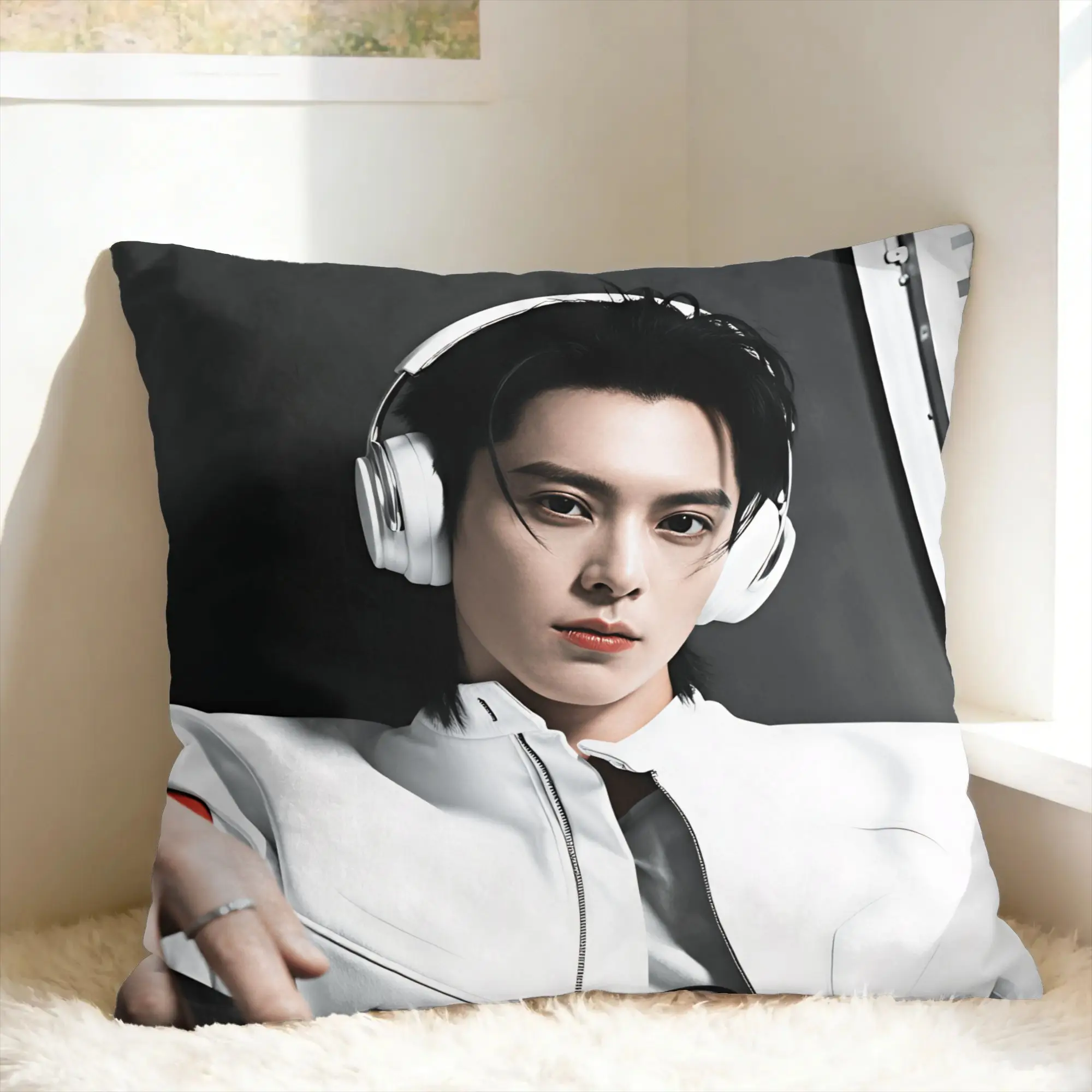 Wang Hedi Dylan Wang Actor Pillowcases  Funny Pillow Case For Chair Sofa Home Decor Comfy Pillow Cover