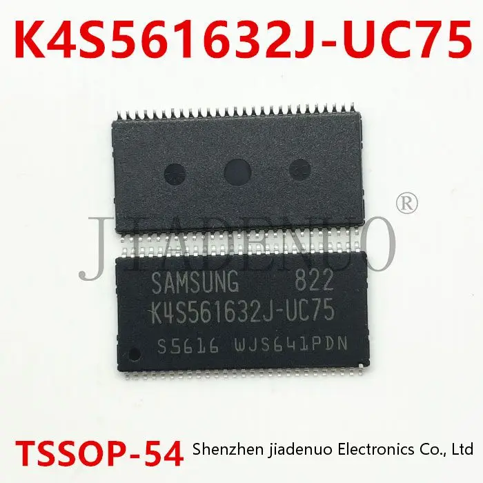 (5-10pcs)100% New K4S561632J-UC75 TSOP54 chipset