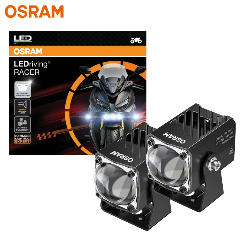 OSRAM LED Motor High Low Beam LEDriving Racer HB LB Motorcycle Projector Lens Headlight Fog Light Retrofit LEDs LDS01BC OS-L1