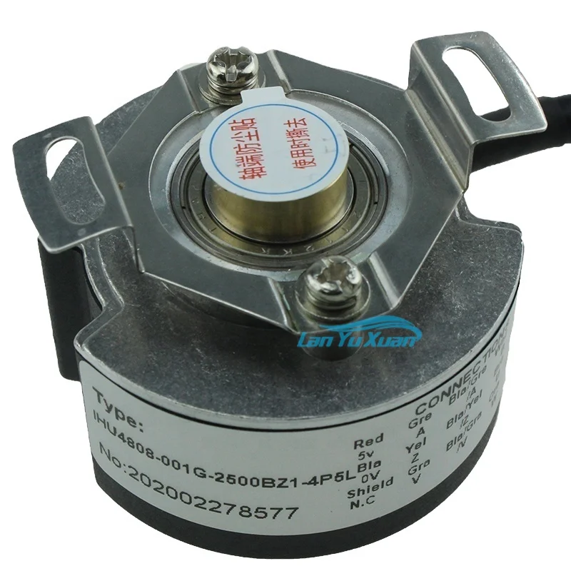 

YUMO IHU4808-001G-2500BZ1-4P5L 8mm 48mm Hollow shaft UVW signal servo motor encoder