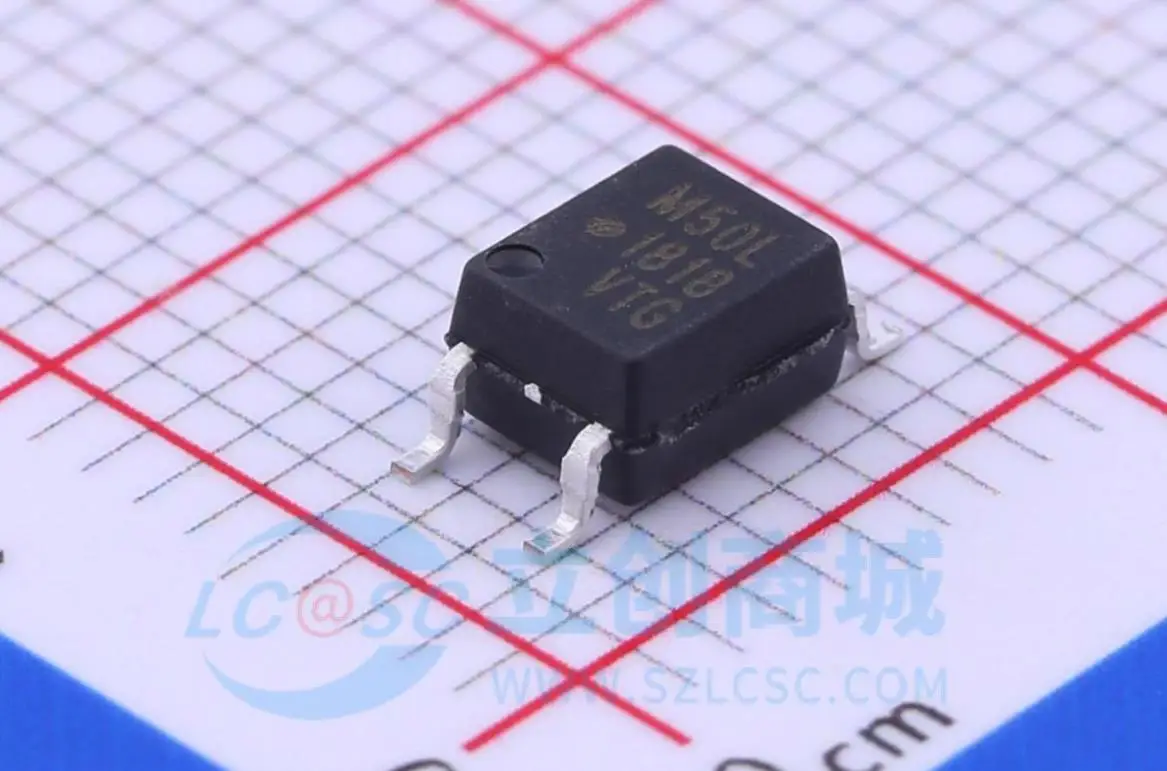 10PCS   Imported original ACPL-M50L-500E ACPL-M50L package SOP5 optocoupler optical isolation modulator