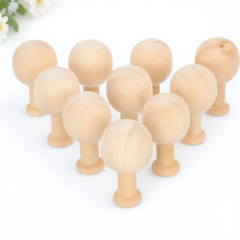 

10Pcs Unfinished Mini Wood Trees DIY Wooden Trees for Painting Crafts Easter Decoration Kids DIY Supplies Gift