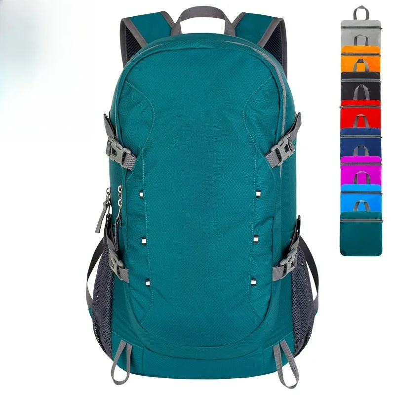

40L Outdoor Foldable Backpack Ultralight Waterproof Soft Camping Shoulder Pack Climbing Travel Mountaineering Camping Hiking Bag