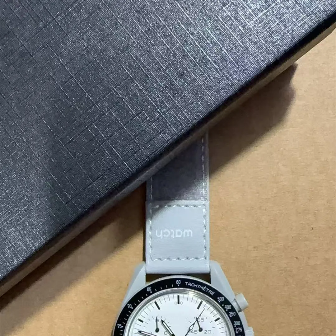 2025 New Lunar Mission Quartz Chronometer with 6 multifunctional pointers - Light Ball Waterproof Strap and Strap Free Delivery