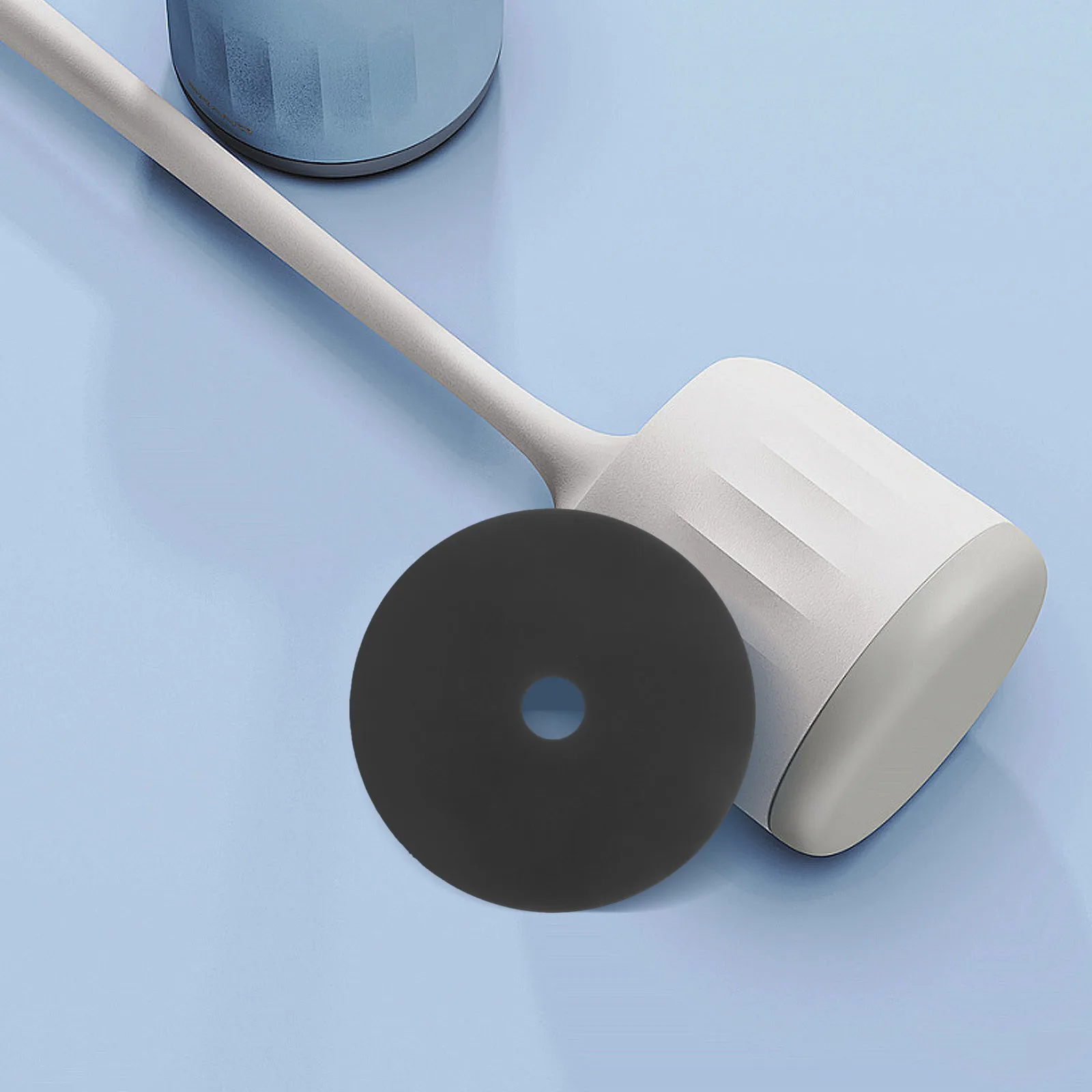 

4Pcs Round Toilet Brush Lid Splash Guard Protective Cover Stink Prevention Replacement for Bathroom Cleaning Tools Supplies