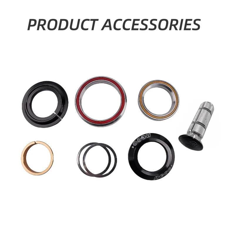 NECO H373 30 مللي متر 39.8 مللي متر محامل مزدوجة دراجة سماعة دراجة هوائية جبلية سماعة الألومنيوم دراجة تحمل سماعة #6