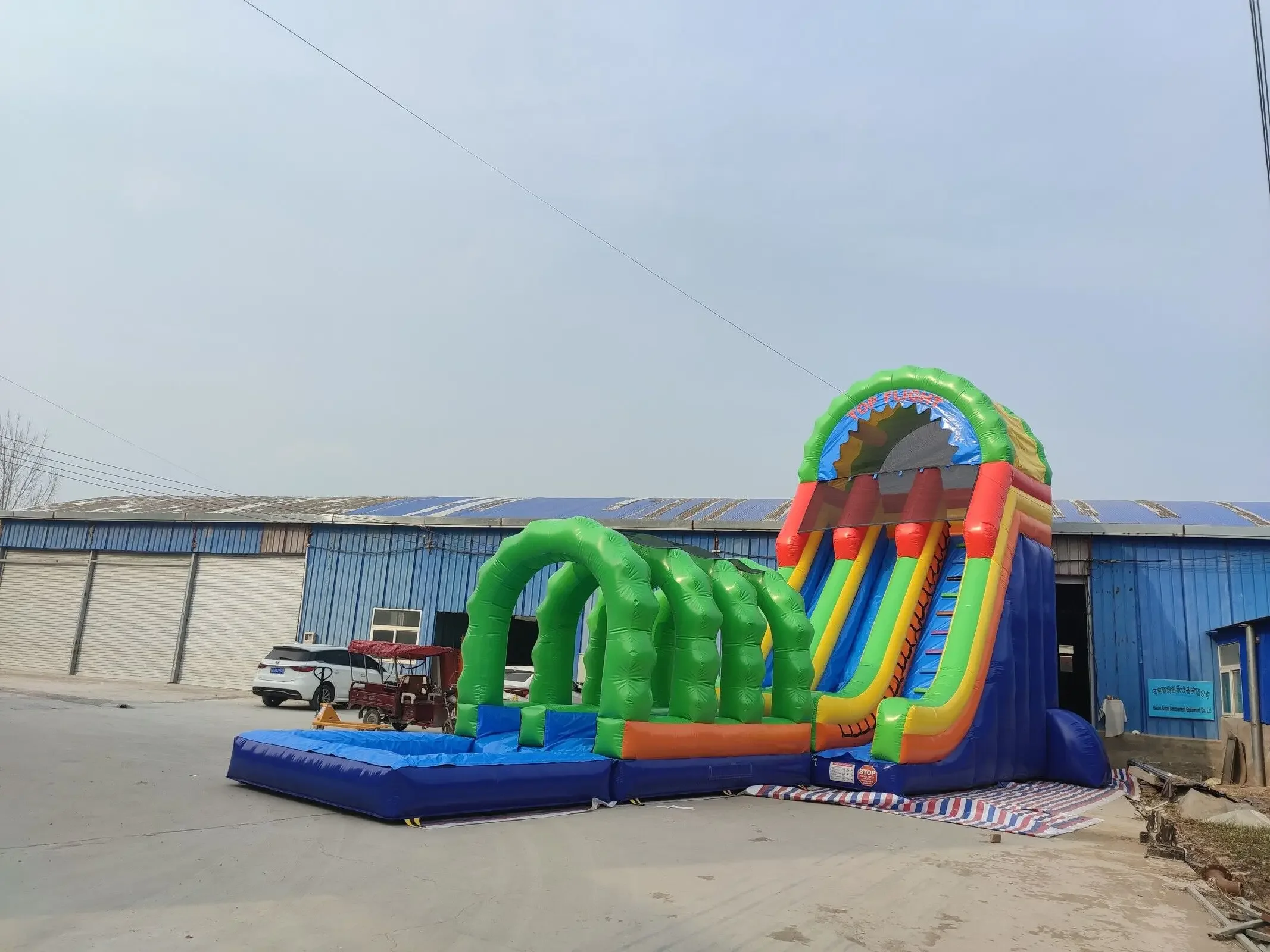 Commercial-Quality PVC Giant Inflatable Water Dry Slide Pool for Adults Customized Commercial Quality Adult Inflatable Slides