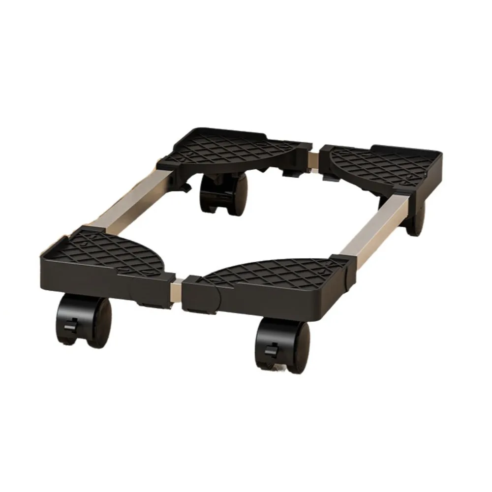 Universal Adjustable Mobile CPU Stand Stable Scalable Computer Tower Stand with Universal Wheels Computer Mainframe Rack Office