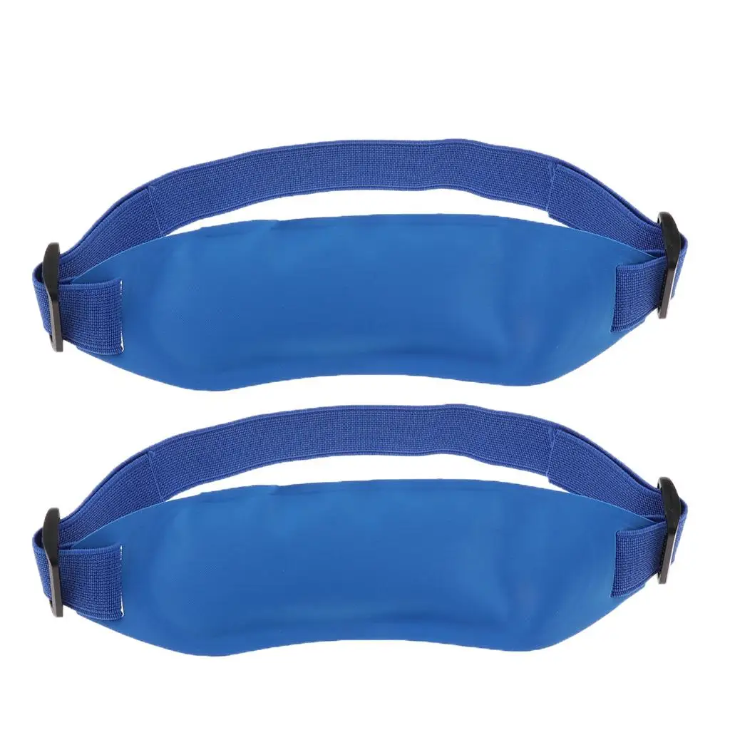 2pieces PVC Ice Cream Bag + Gel, Reusable Cold Ice Pouch for Head, Back, Neck, Shoulder, Waist, Leg, Knee