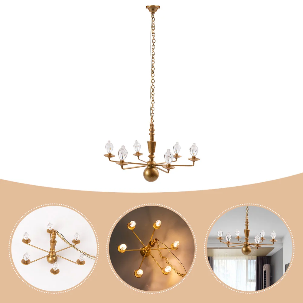 Bin Moss Micro Paesaggio Lampadario Lampada Modello Giocattolo Appeso Mini Luminoso Tavolo di Sabbia Decorativo Fai da Te Luce Ornamento Soffitto