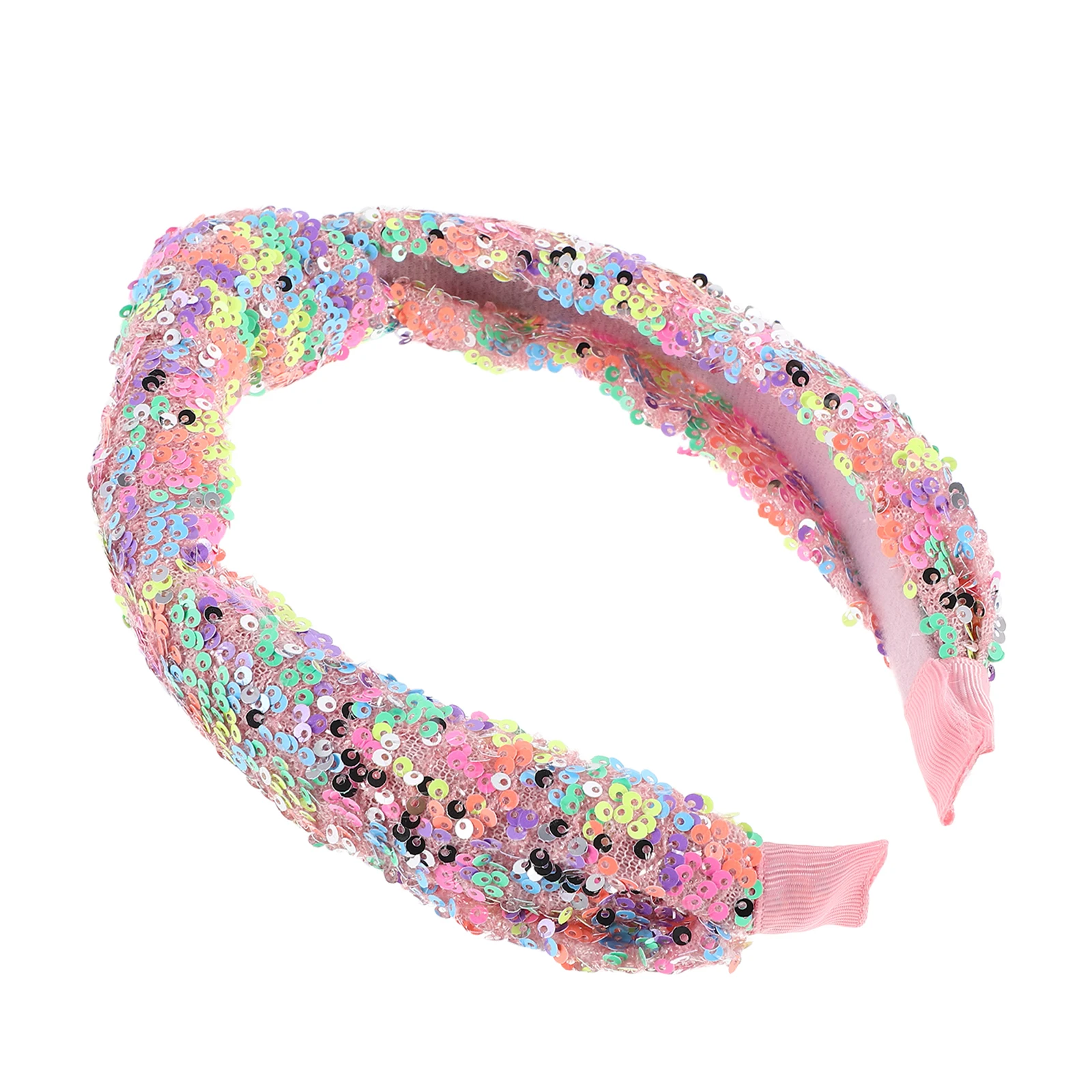 

Colorful Sequin Headband Headbands for Kids Christmas Women Knot Crown Hair Accessories Girls Bow Fabric Cute Cross Women's