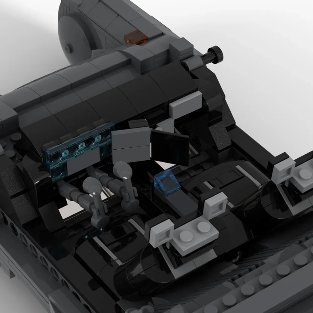 Moc alta tecnologia voando carro corredores lâminas 2049 bloco de construção conjunto modelo brinquedo filme clássico carro bloco de construção brinquedo para crianças presente