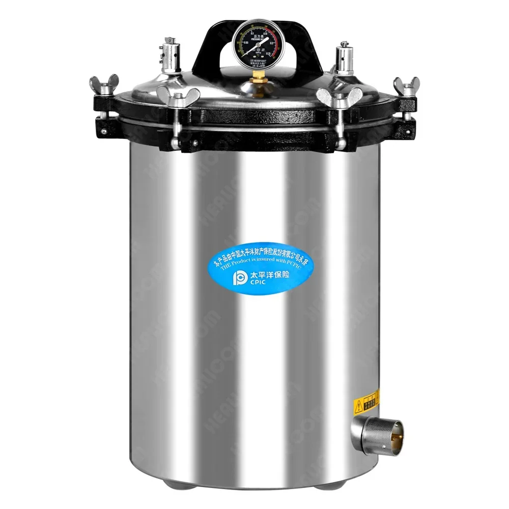 

High cost peormance18L 24L 30L High pressure stainless steel Portable Electric Steam Sterilizer machine