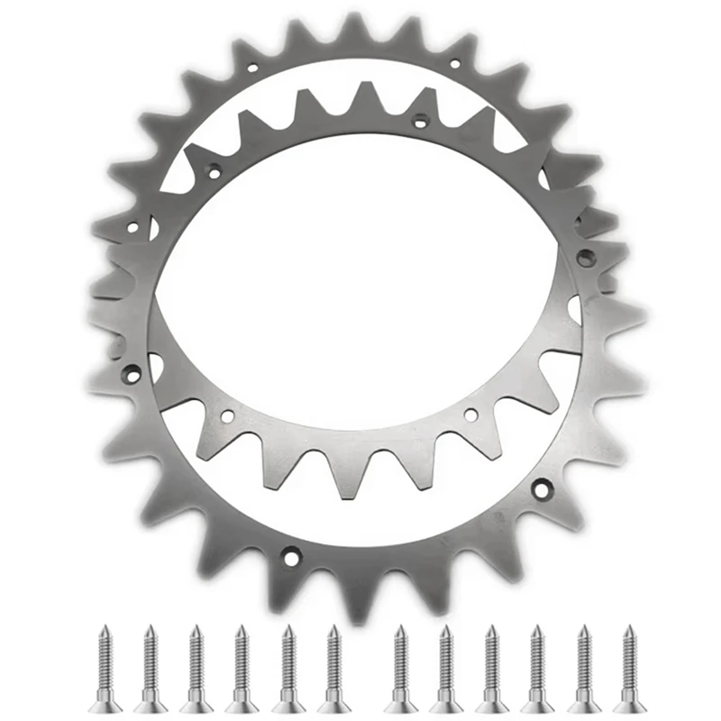 

Hot-225MM Lawnmower Traction Wheel Non-Slip Nails For Worx Landroid L Models Robotic Mower Spikes Traction Aid With Screws