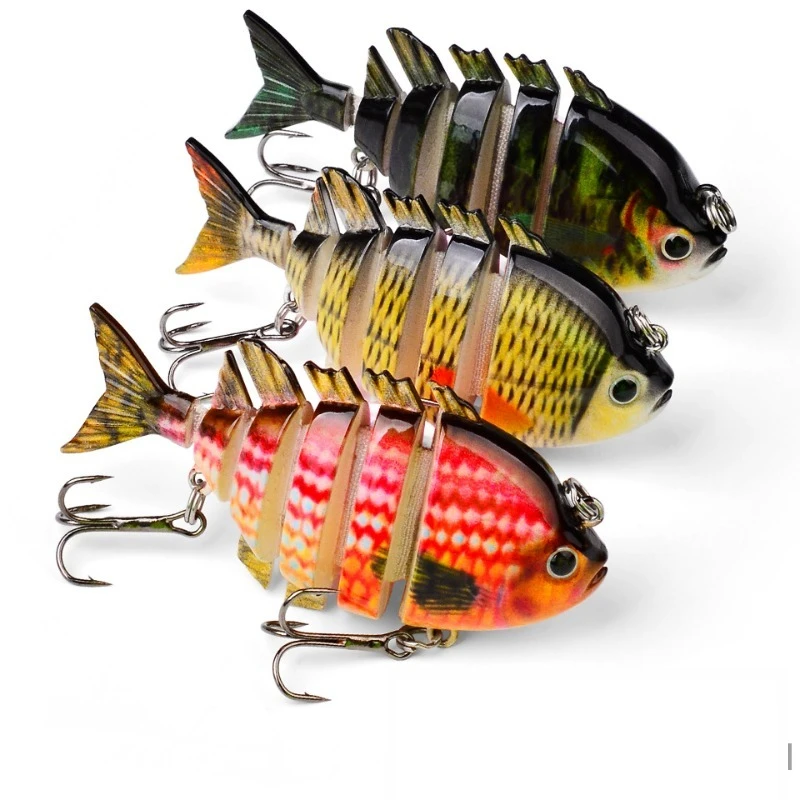 8cm16g Multi-jointed Swimbait Fishing Lures Lifelike Tilapia Shape Hard Bait Lure With Treble Hook Multi Jointed Lures For Bassv - view 6