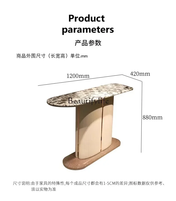 56 plate-forme de vue en marbre de hall d'hôtel de villa Xuanguantai de luxe léger italien