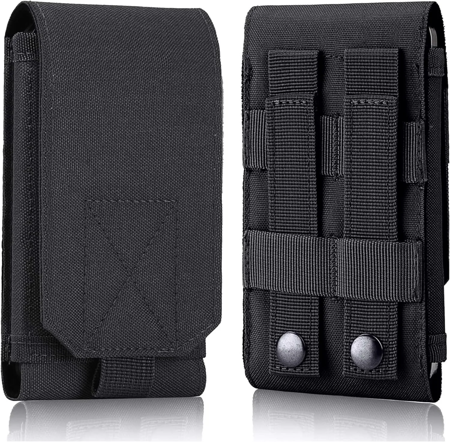 

Tactical Molle Phone Cover Case - Heavy Duty Loop Belt Holster Pouch For iPhone 16/15/14/13/12 Pro Max Galaxy S24 Ultra