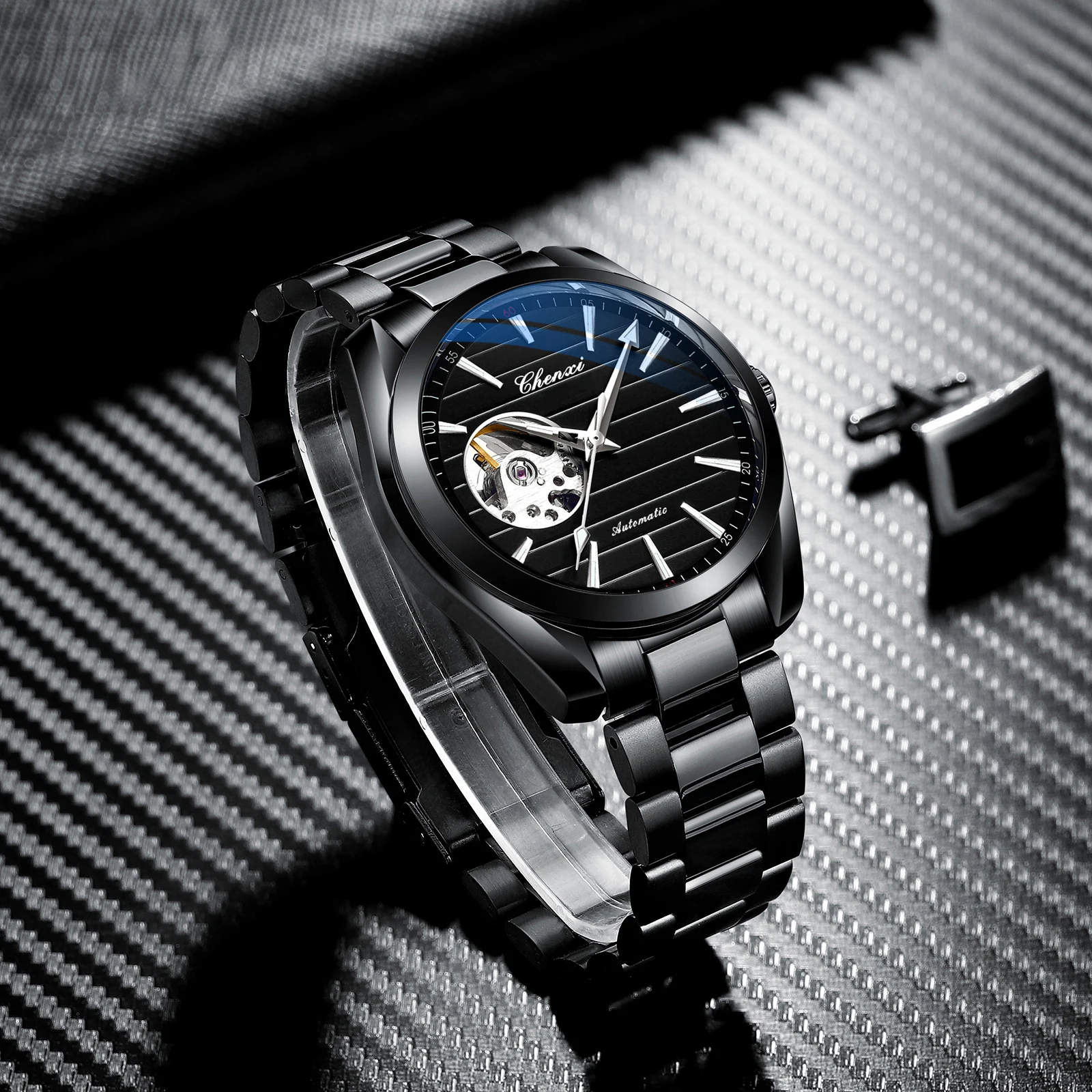 CHENXI 8806 Top Brand Men Automatic Mechanical Business Watches Stainless Steel Waterproof Men\'s Wristwatches Reloj Hombre