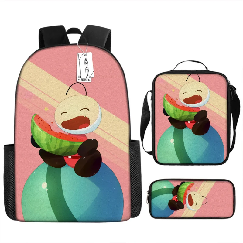 

Hot High Quality Roblox Anime 3Pcs/Set Cute Backpack Student School Shoulder Bag Kid Cute Travel Backpack Children Birthday Gift