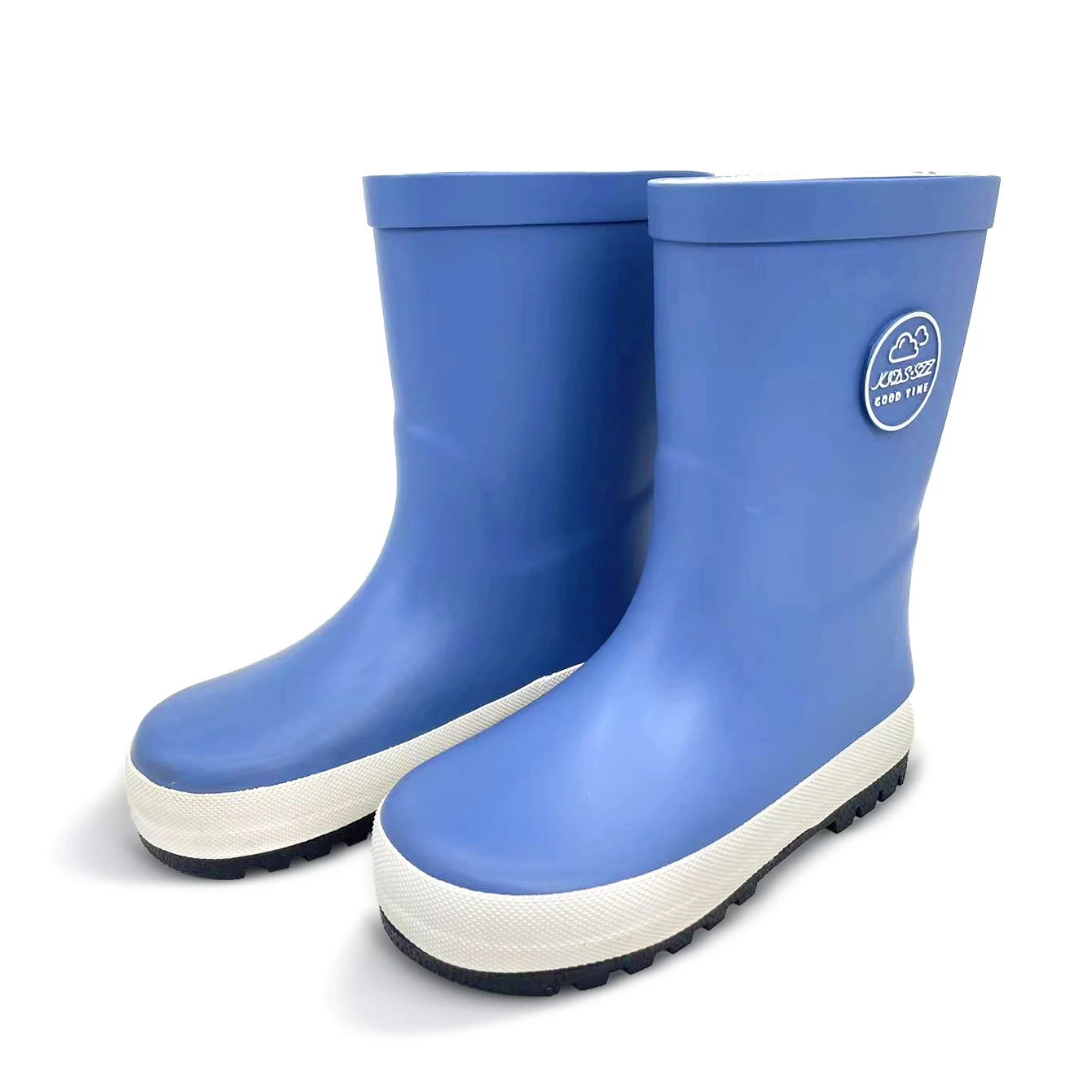 Bottes de pluie d'extérieur en caoutchouc résistantes à l'usure pour garçons et filles avec doublure thermique chaude – imperméables, antidérapantes et légères