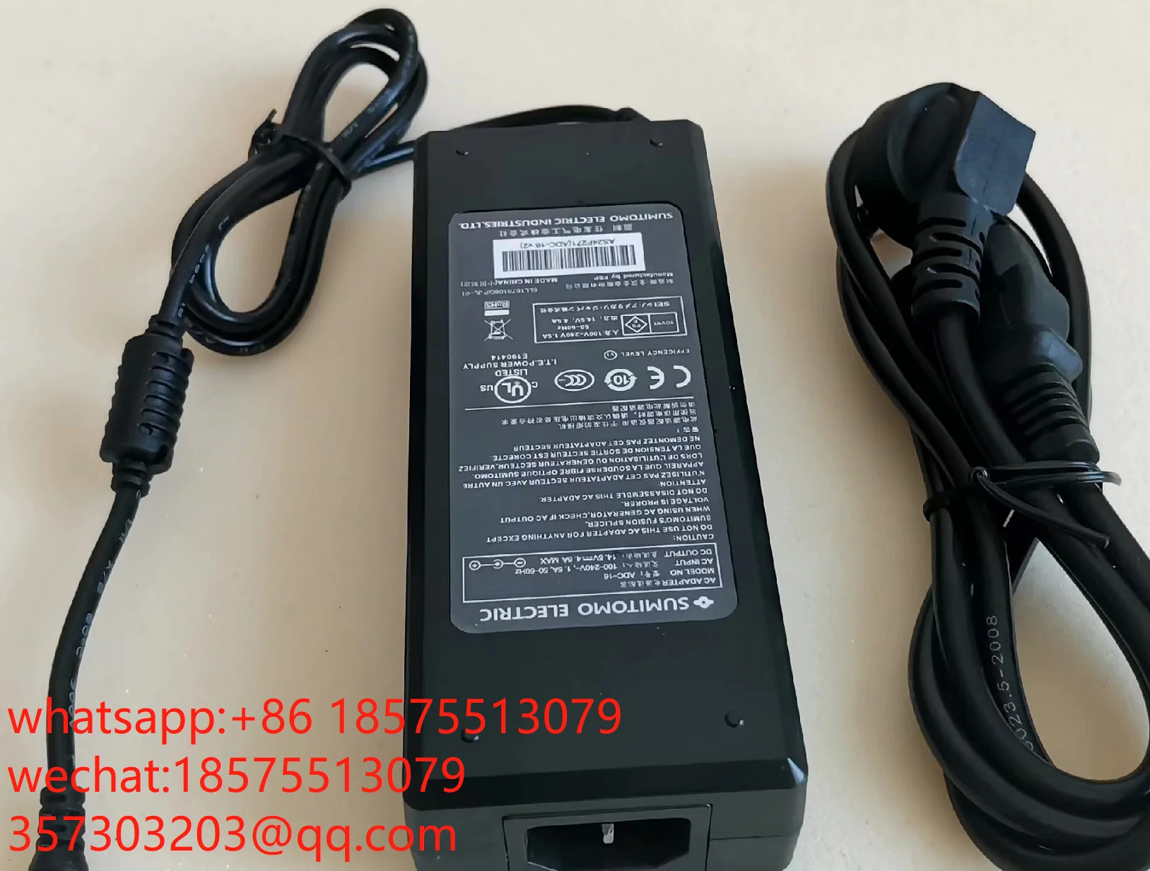 

For Sumitomo ADC-16 Optical Fiber Fusion Electromechanical Power Adapter 14.5v 4.5A 1 Piece