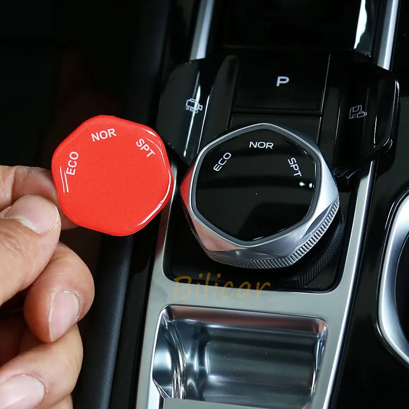 

Black Red Sticker Knob Sticker Car Start Button Protective Cover Mat For Changan UNIK UNI-K CS55PLUS EADO PLUS 2022 2023 2024