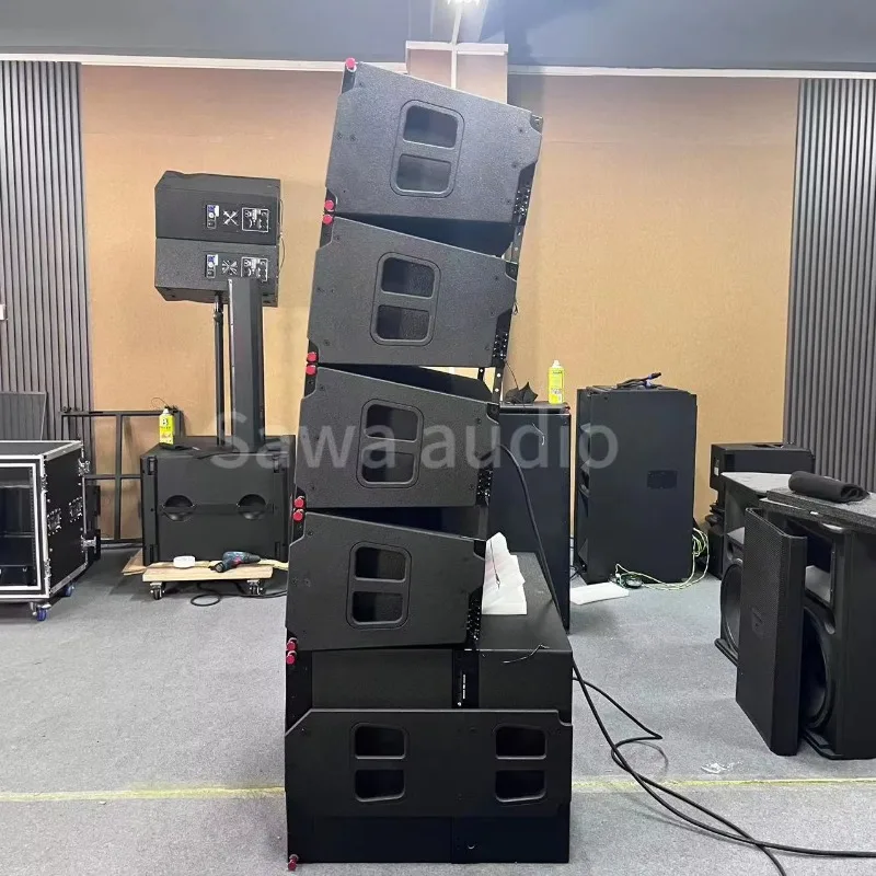 Dual 12 Inch 2-Way Passive Line Array Speaker Professional Audio Equipment for Stage